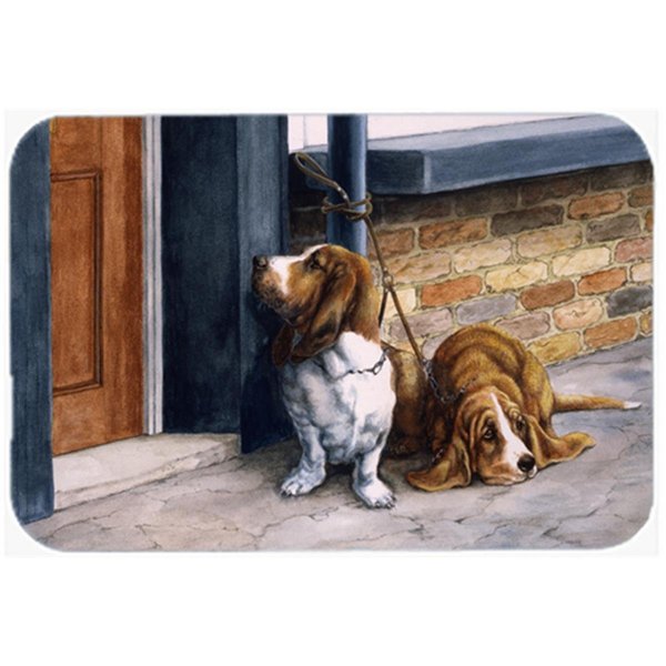 Skilledpower Bassets Basset Hound Mouse Pad&#44; Hot Pad or Trivet SK252911